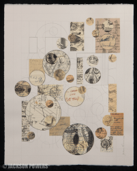 2013, collage and graphite on paper, 16 X 20 inches